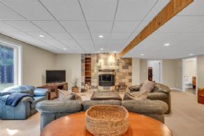 Wood Burning Fireplace - Country homes for sale and luxury real estate including horse farms and property in the Caledon and King City areas near Toronto