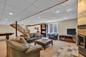 Wood Burning Fireplace - Country homes for sale and luxury real estate including horse farms and property in the Caledon and King City areas near Toronto