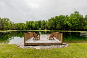 Pond - Country homes for sale and luxury real estate including horse farms and property in the Caledon and King City areas near Toronto