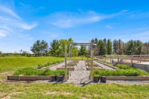 Organic Vegetable Garden - Country homes for sale and luxury real estate including horse farms and property in the Caledon and King City areas near Toronto