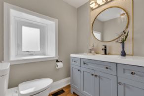 Main Level Bathroom - Country homes for sale and luxury real estate including horse farms and property in the Caledon and King City areas near Toronto