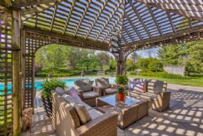 Patio - Country homes for sale and luxury real estate including horse farms and property in the Caledon and King City areas near Toronto