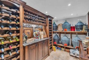 Wine Cellar - Country homes for sale and luxury real estate including horse farms and property in the Caledon and King City areas near Toronto